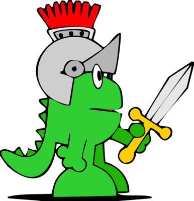 Armed Dragon Clip Art Christartcom - Clip Art (386x400)