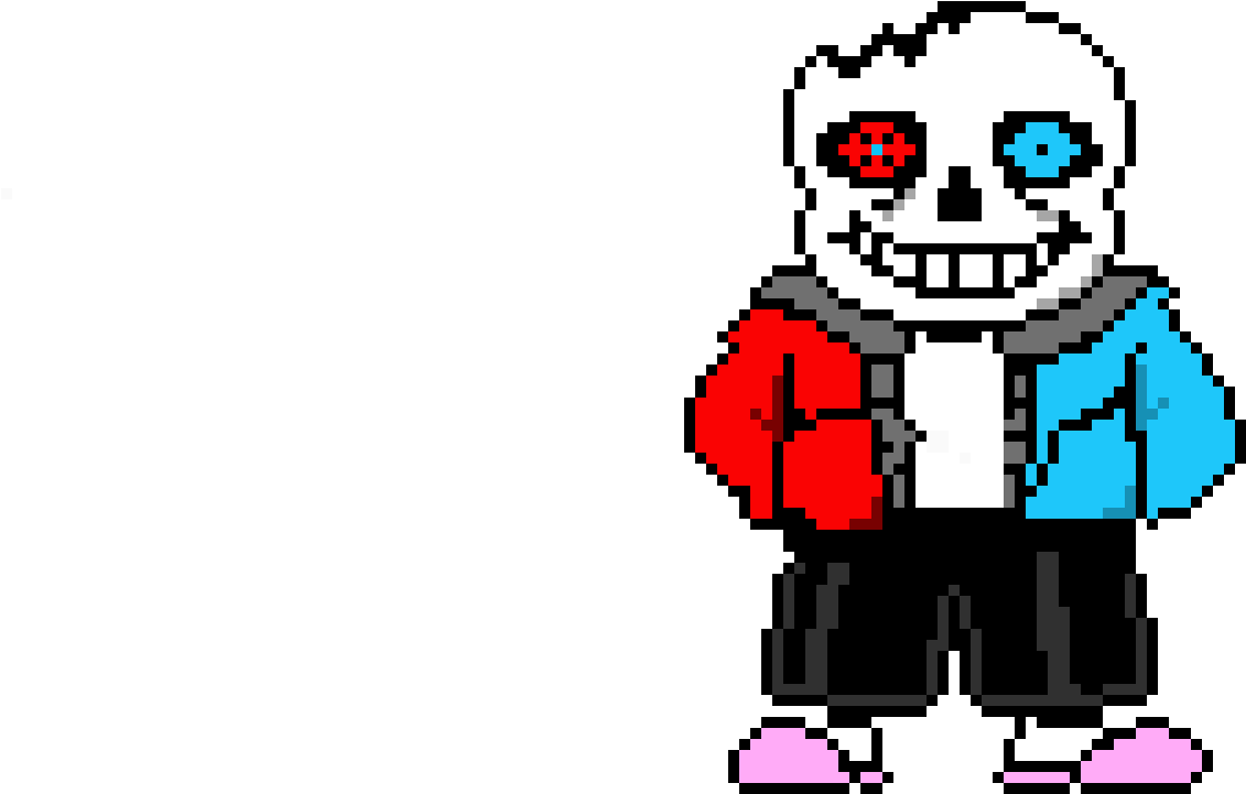 Sans - Exe - Undertale Minecraft Pixel Art Sans (1620x810)