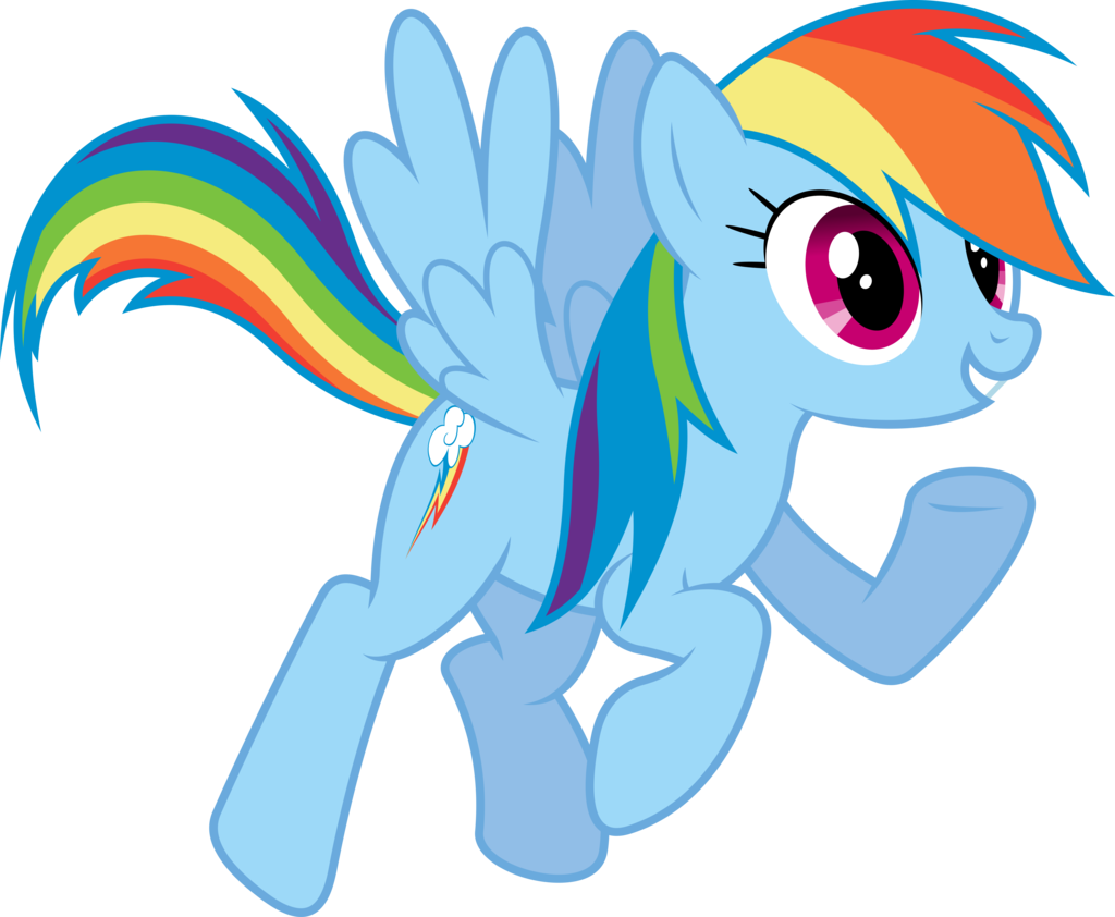 Dashiesparkle 193 9 Enthusiastic Rainbow Dash By Dasprid - Rainbow Dash And Tank (1024x842)