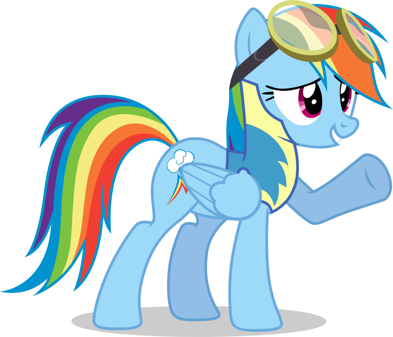 Luckreza8 57 8 Wonderbolt Cadet Wing Pony - Rainbow Dash In A Wonderbolt (1280x1099)
