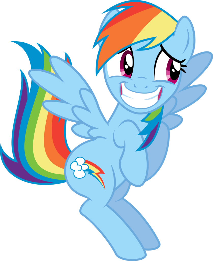 Rainbow Dash Awkwardly Smiling By Yetioner - My Little Pony Rainbow Dash Fart (837x1024)