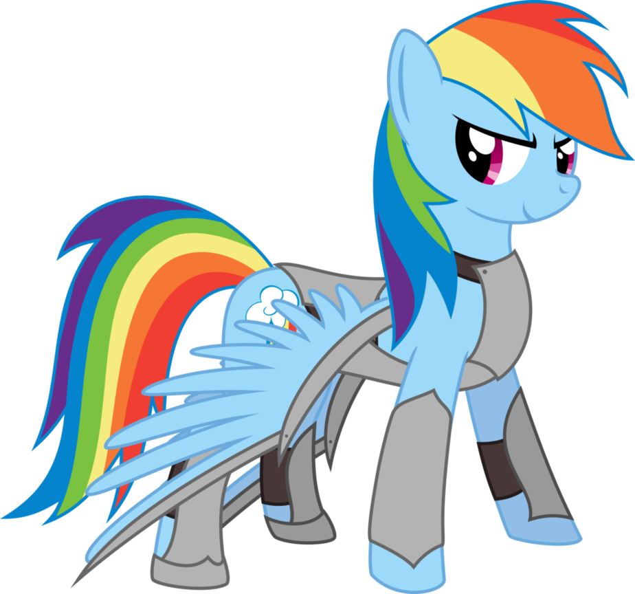 Medieval Rainbow Dash By Midnight-st4r - Rainbow Dash Medieval (924x864)