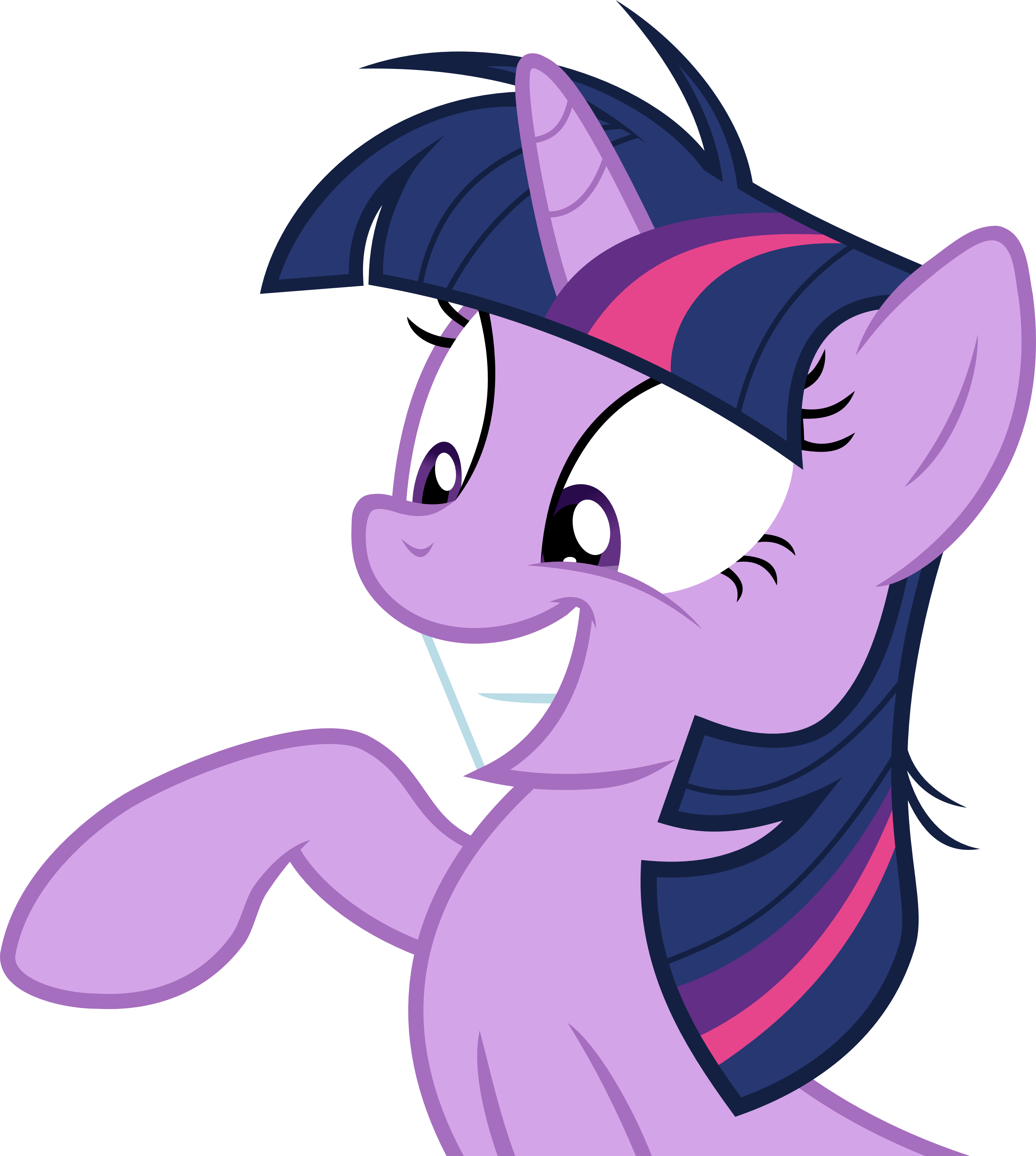 The Official My Little Pony Youtube Channel Just Posted - Twilight Sparkle Crazy Smile (3584x4000)