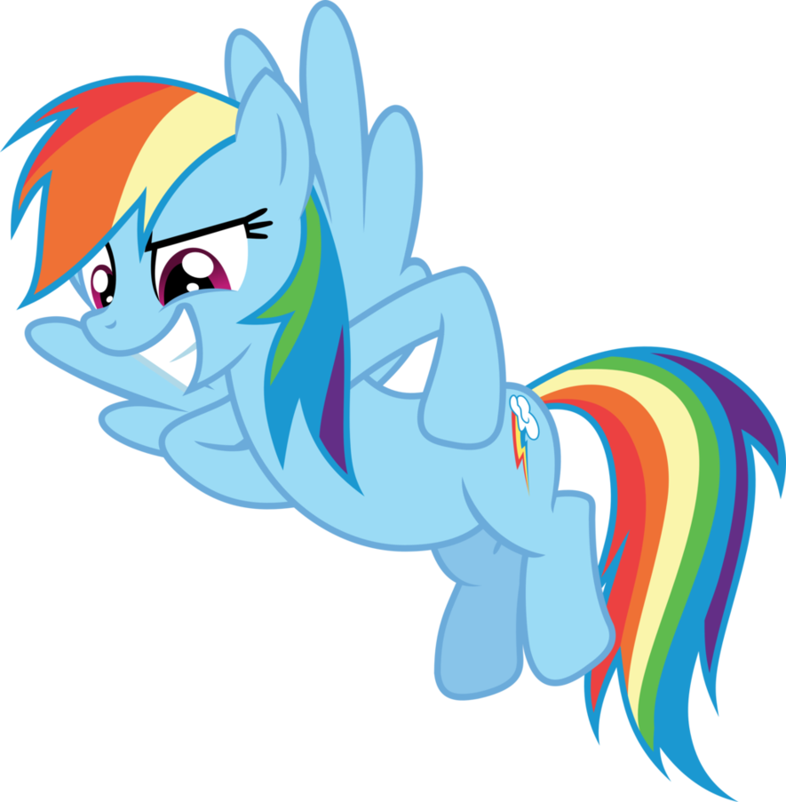 Challenge Accepted Rainbow Dash Vector By Weegeestareatyou - Rainbow Dash Challenge (885x903)