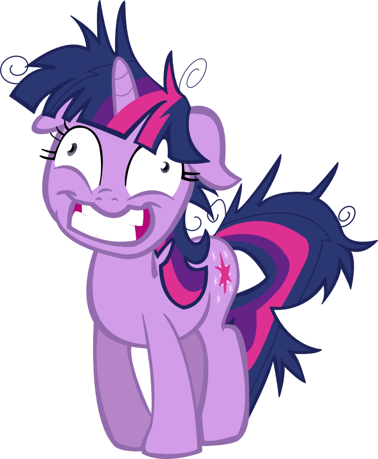 Crazy Twilight Sparkle Vector By Herrmyrddin - Mlp Crazy Twilight (775x941)