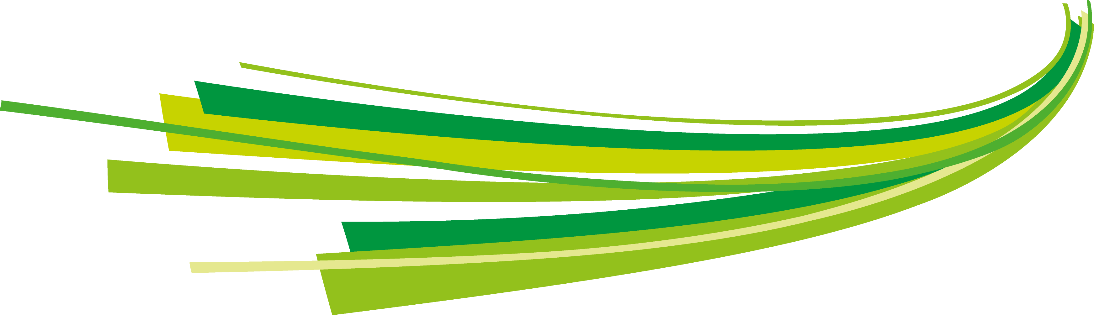 Swoosh Belgian Road Safety Institute - Green And Yellow Swoosh (3488x1005)