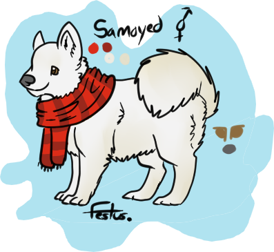 Samoyed-belongs To Ɯσℓʌɛƨǥσяαωя - Cartoon (397x365)