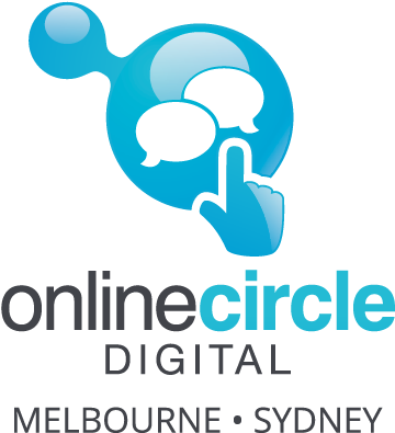 Online Circle Digital Logo - Online Circle Digital (426x464)