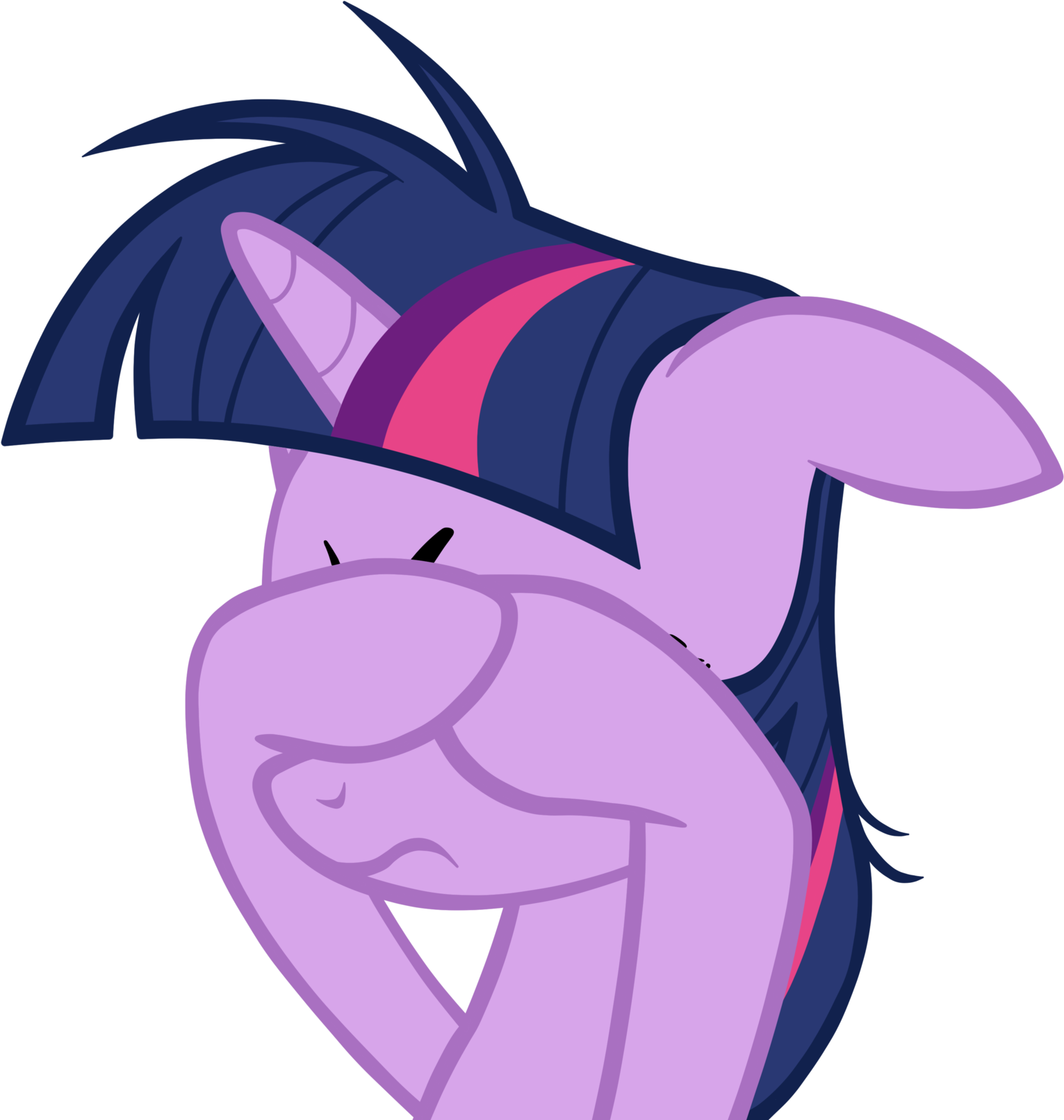 Twilight Sparkle By Xn-d - Twilight Sparkle Funny Face (1600x1631)