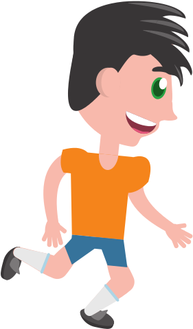 Isolated Man Playing Soccer Cartoon - Football (550x550)
