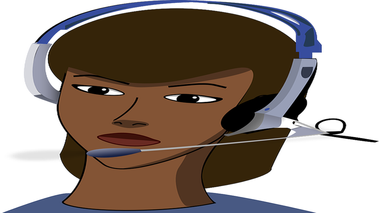 Call Centre Callcenteragent Clip Art - Call Centre Callcenteragent Clip Art (1280x720)