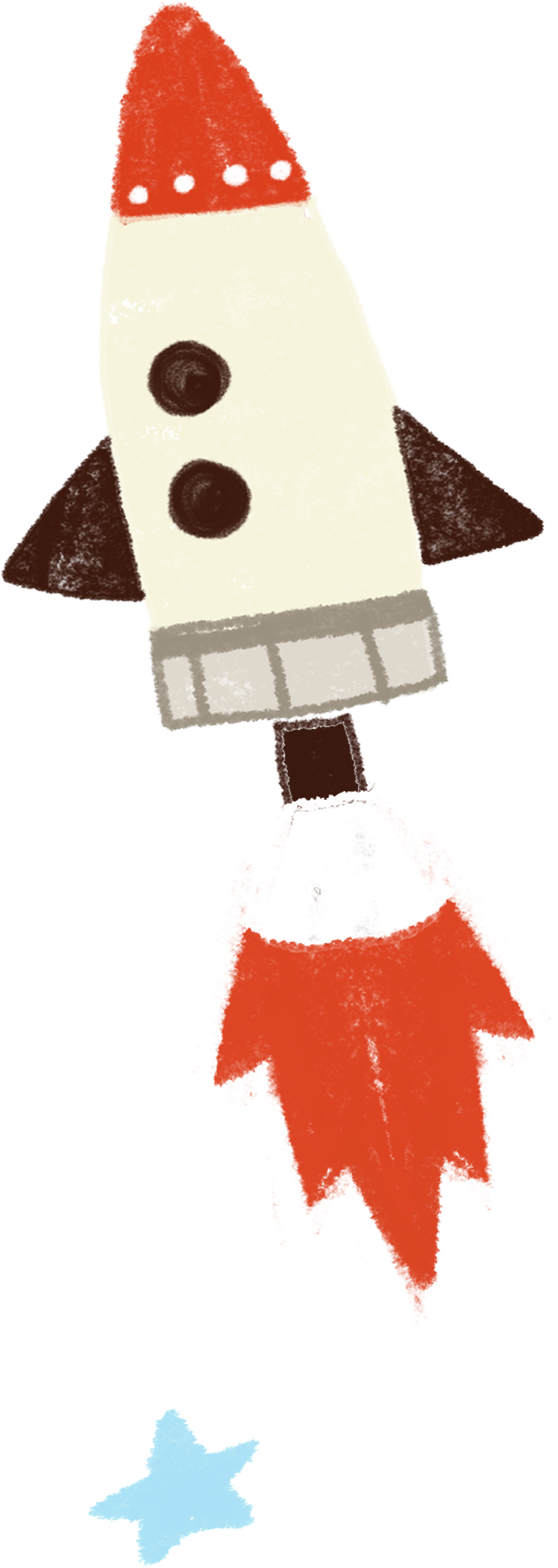 Cartoon Illustration - Rocket Cartoons - 火箭 插畫 (2480x2480)