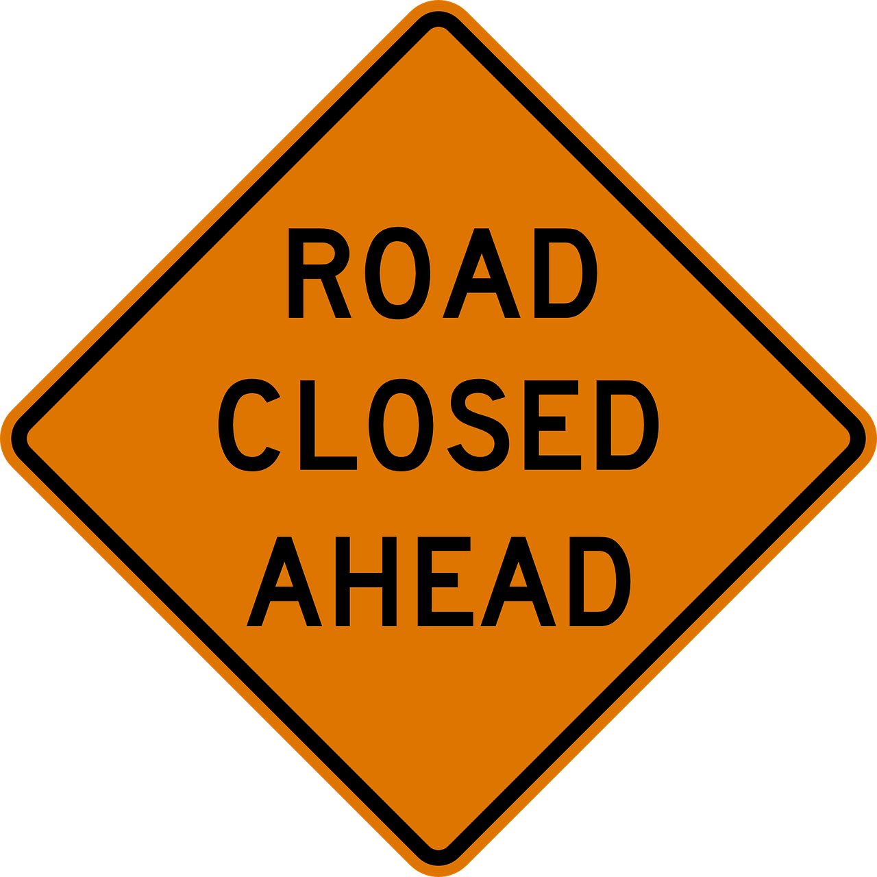 Miles Sign, Half, Road, Closed, Mile, Miles - Defensive Driving Course Online (1060x1060)