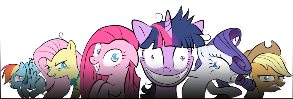 Rainbow Dash, Rarisnap, Rarity, Safe, Scaredy Dash, - Pinkamena And Twilight Snapple (1000x350)