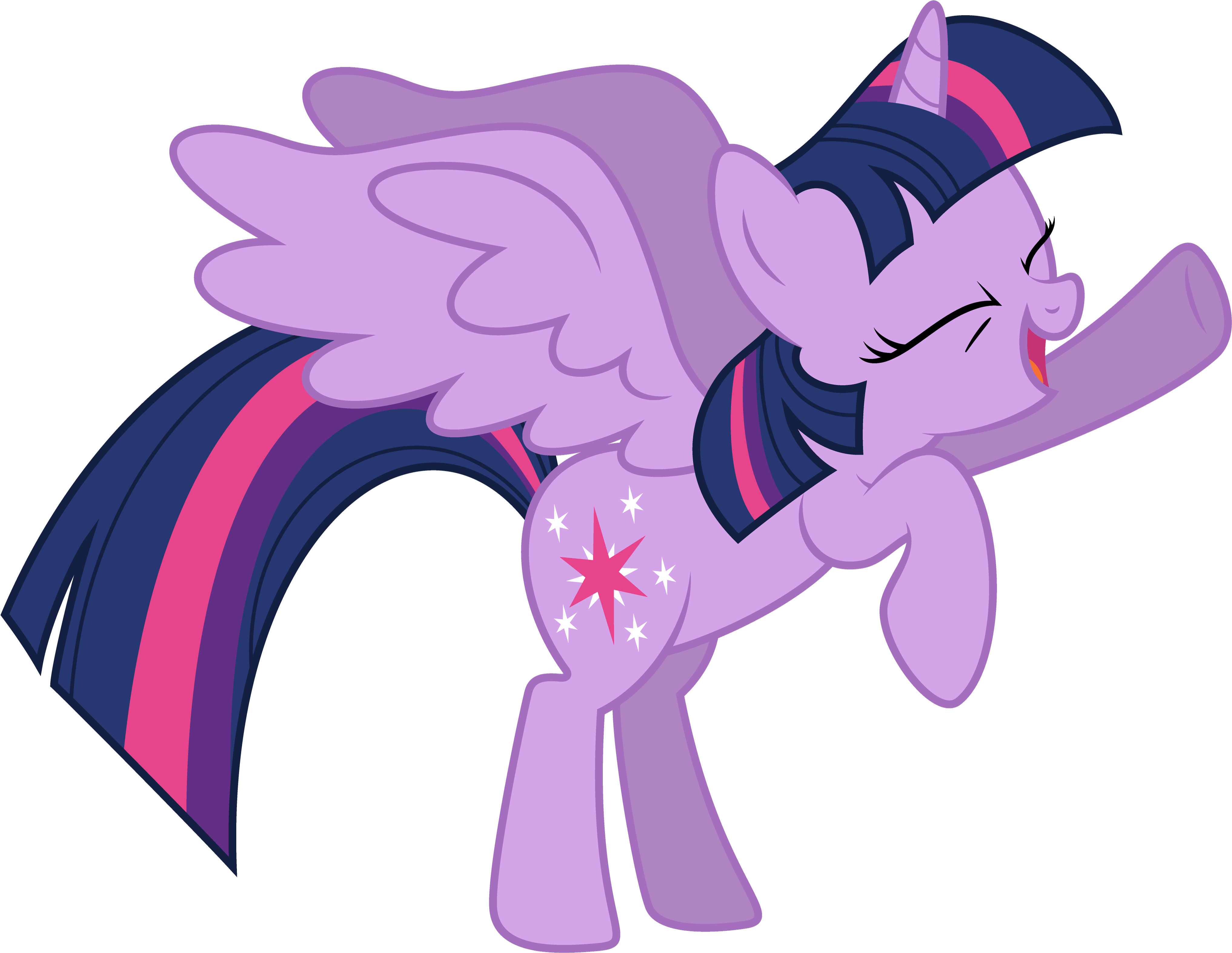 Princess Twilight Is Having Fun By Martinnus1 - My Little Pony Princess Twilight Sparkle Flying (6155x5000)