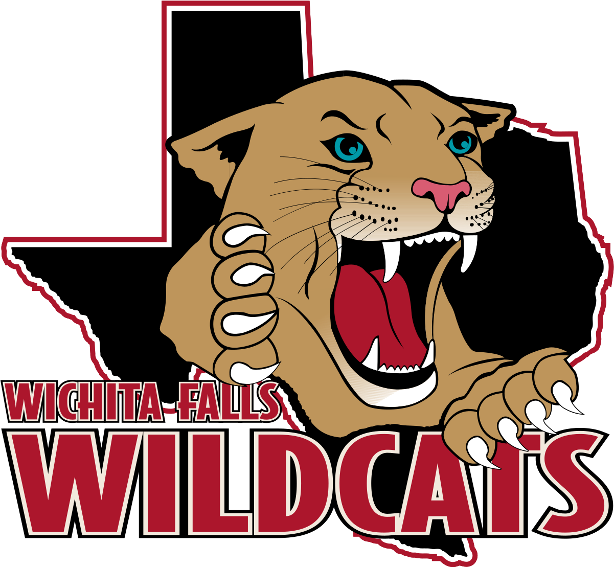 Wichita Falls Wildcats Logo (1200x1119)