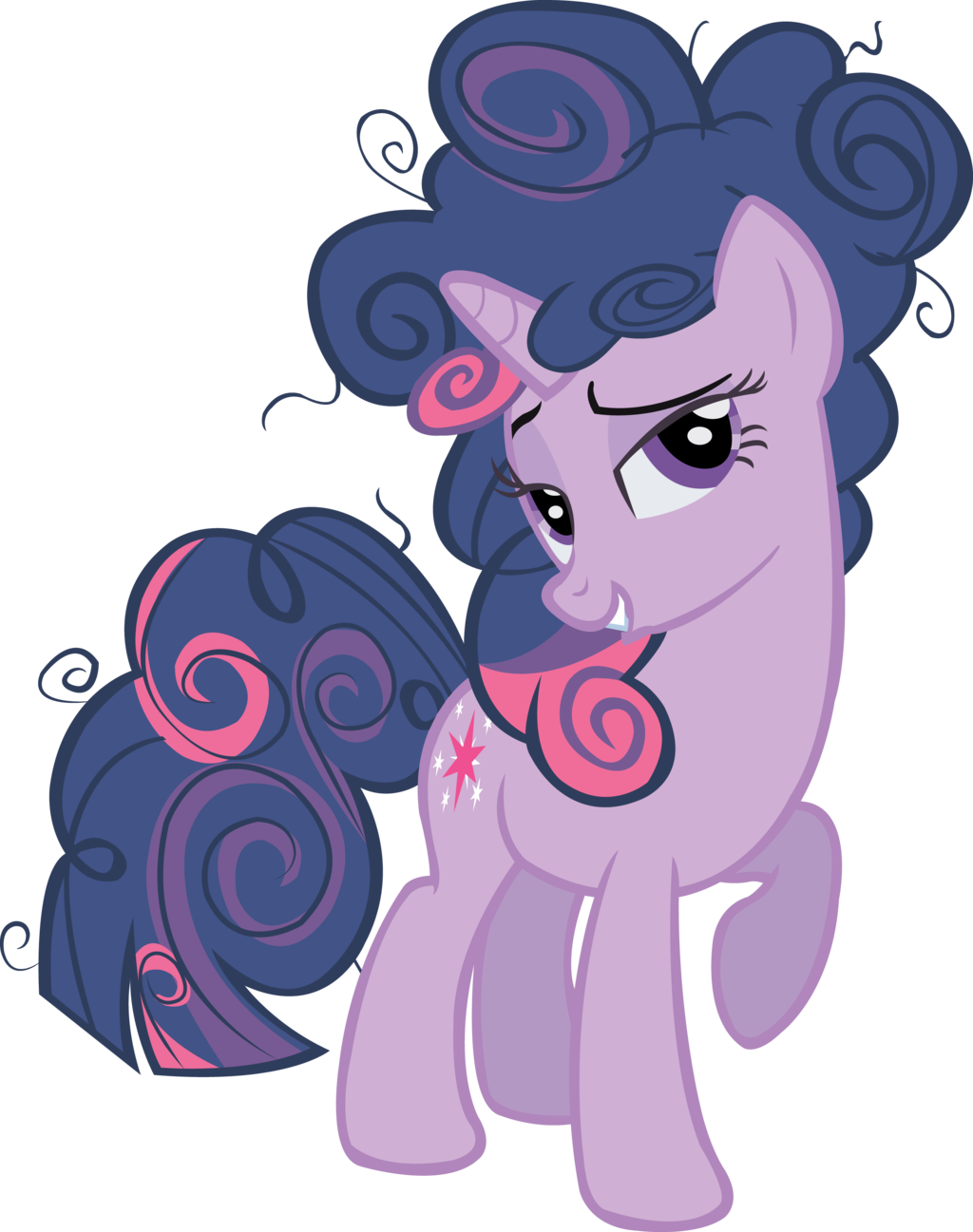 Messy Hair By Midnite99 Twilight - My Little Pony Twilight Sparkle Messy Hair (1024x1297)