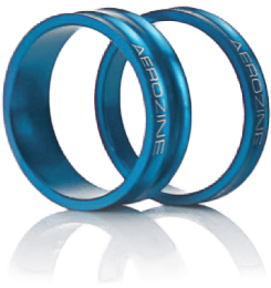 Xas-510 Headsets Spacers - Aerozine 1 1/8" Alloy Headset Spacers Blue (480x480)