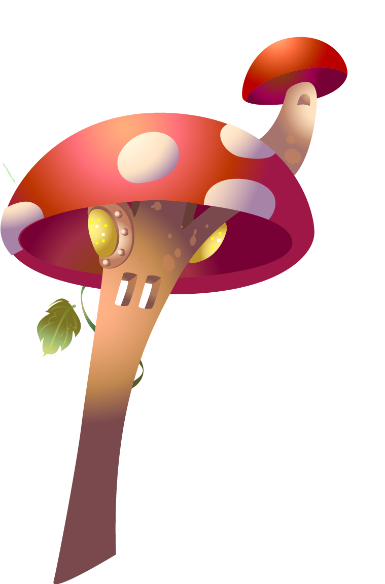 Fungus Mushroom Animation Clip Art - Fungus Mushroom Animation Clip Art (874x1265)