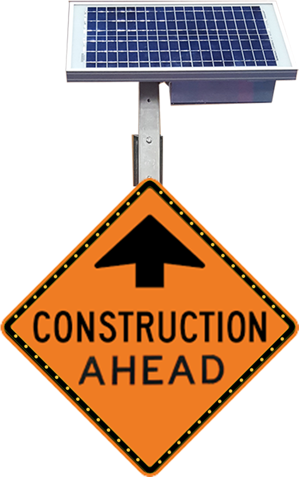 Construction Ahead Completed - Construction Sign Tc 1 (690x1050)