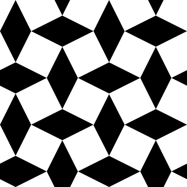 Black, Pattern, White, Diamond, Special, Shape - Pattern (640x640)