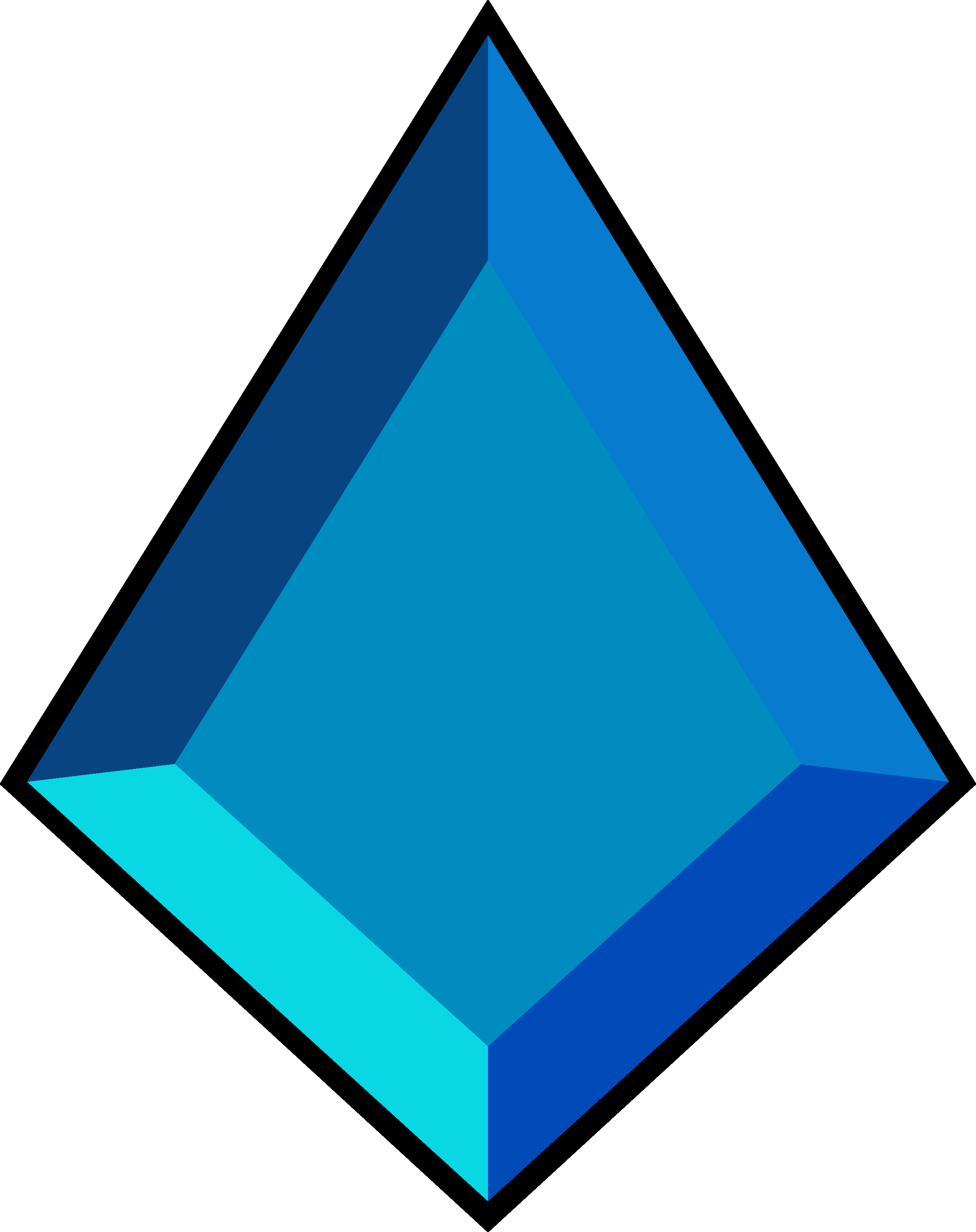 Blue Diamond's Gemstone Is Located On Her Chest, Featuring - Blue Diamond Steven Universe Gem (2426x3062)