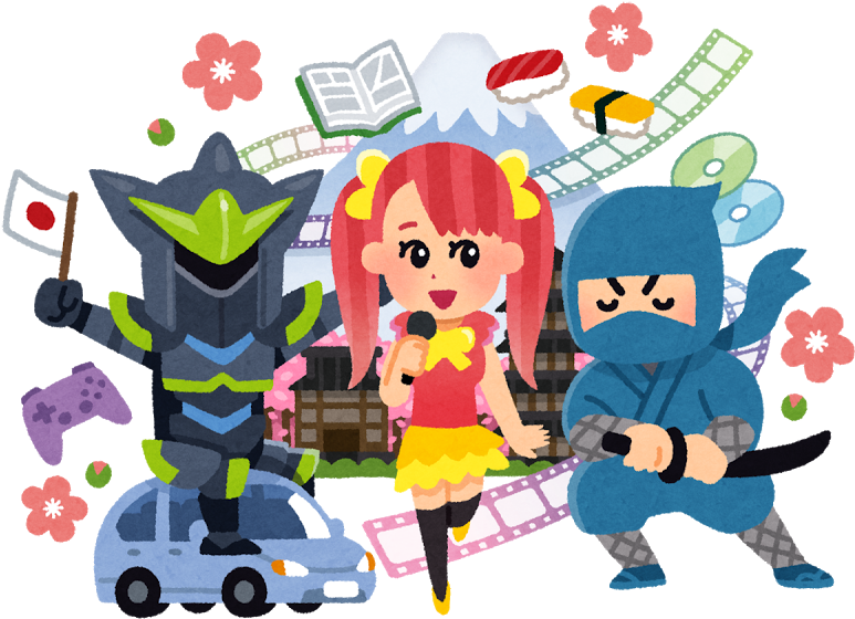 Cool Japan - いらすと や クール ジャパン (800x677)