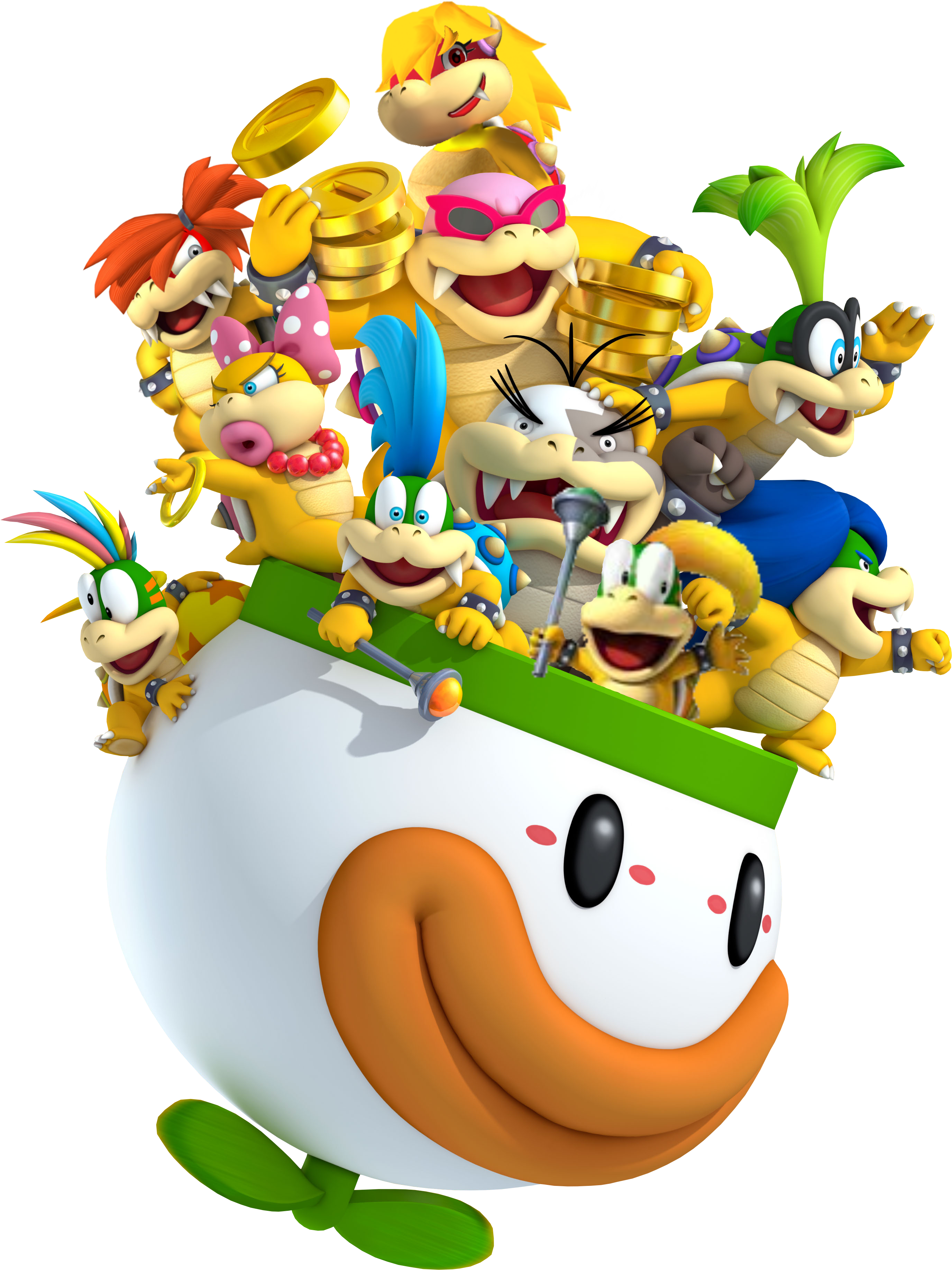 Koopalings Neptune - New Super Mario Bros Koopalings (2885x3809)