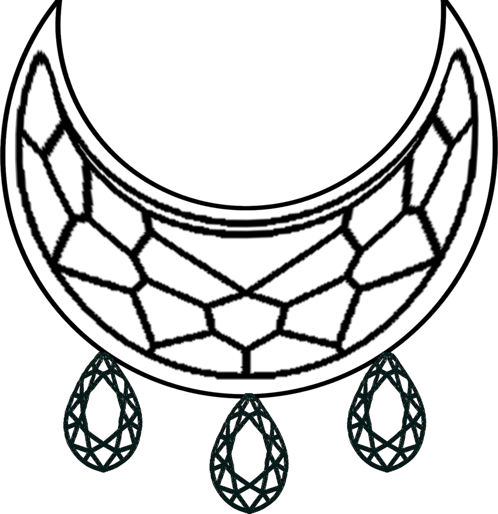 Lunar Tear Base By Iggwilv - Line Art (1024x1056)