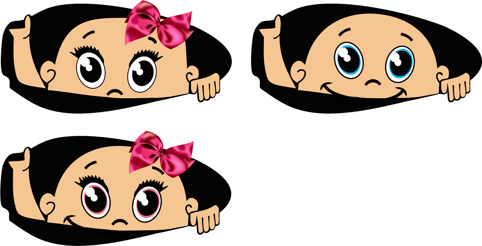 Baby Menina E Menino - Bebe Na Barriga Vetor (1600x831)