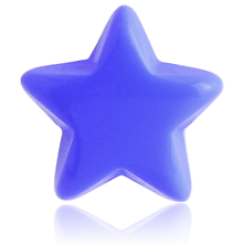 Uv Opschroefbare Ster Blauw - Icon (452x584)