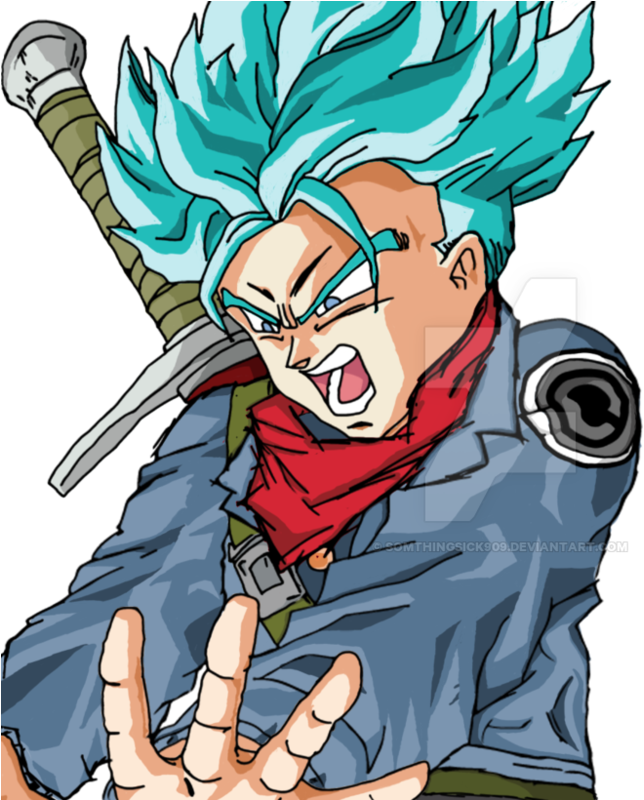 Dragon Ball Super - Future Trunks Super Saiyan Blue (999x799)