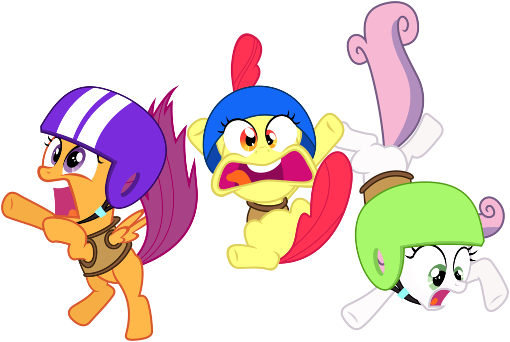 Look Out Below By Flutterguy317 - Cutie Mark Crusaders (1024x686)
