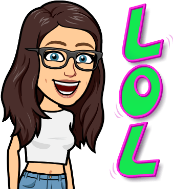 My Bitmoji Gives Me Anxiety Feature - Bitmoji With Brown Hair And Glasses (398x398)