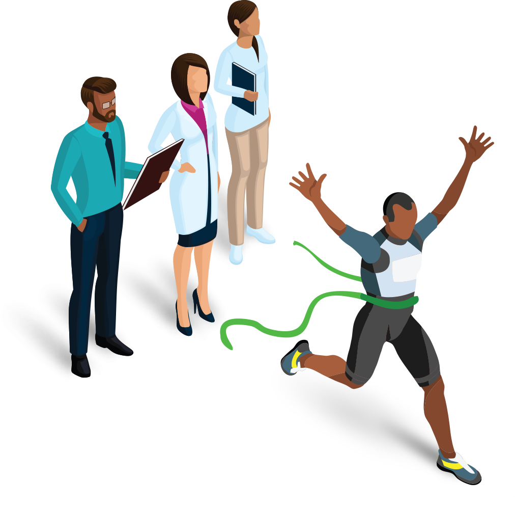 Presagia Keep Your Athletes Performing At The Highest - Ilustración Correr (1012x991)