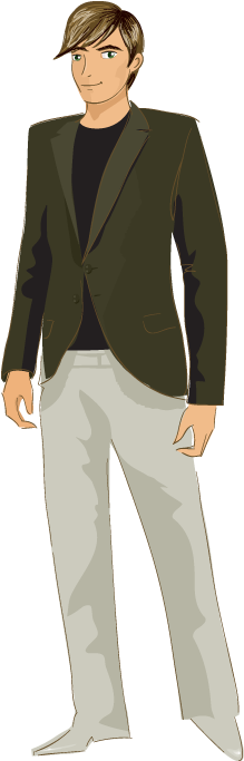 Illustration - Fashion Illustration Men (227x687)