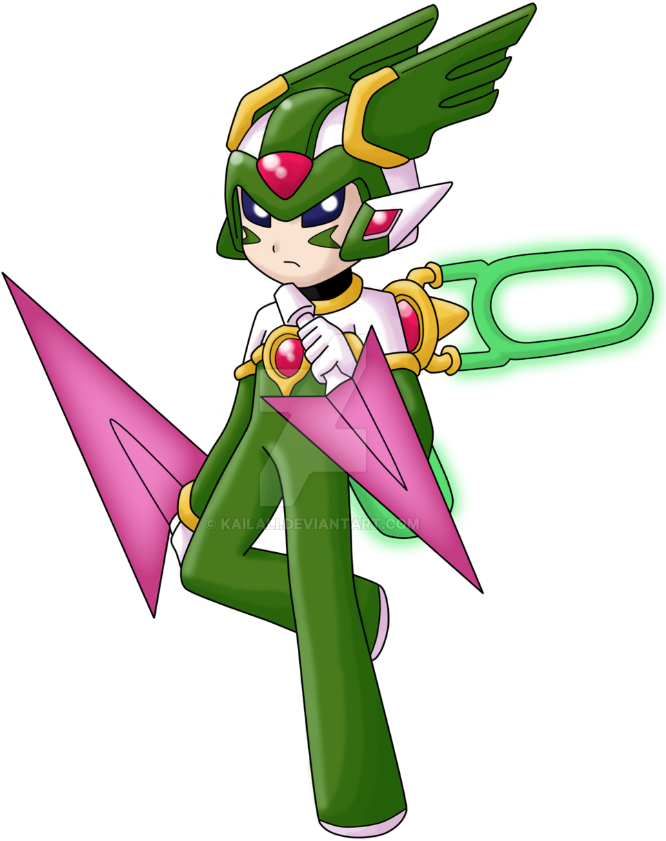 Cyber Elf Collection- Harpuia Dcolor By Kailali - Cartoon (1024x1377)