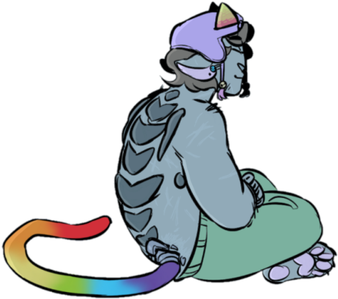 Me, Rubbing My Bad Hcs All Over Other Ppl's Art - Cartoon (500x466)