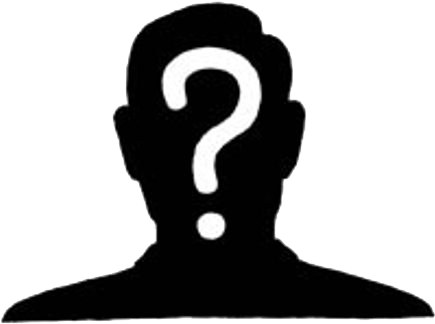 Silhouette Of Man With Question Mark - Guess Who Question Mark (448x330)