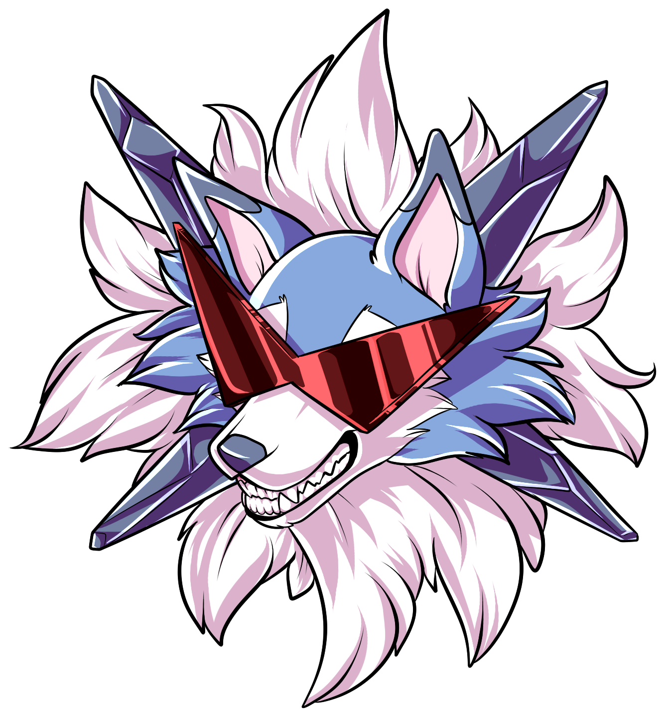 Doggo With A Bloggo, A Challenger Appears - Shiny Midday Lycanroc (1436x1436)