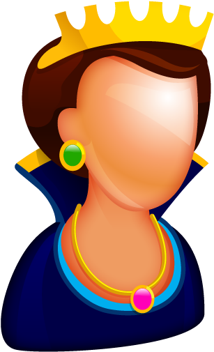 Queen Person Avatar, Reina, Person Icon - Queen Icon (512x512)