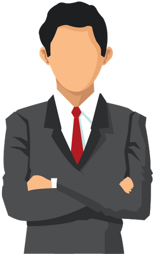 Single Businessman Fashion Icon - Business Man Icon Png (477x550)