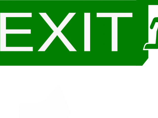 Exit Clipart Entrance Exit - Exit Ticket Admit One (640x480)