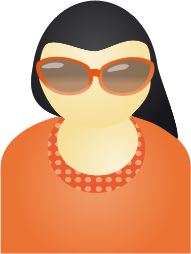 Person, User, Woman, Profile, People, Sunglass, Account, - Woman Icon (512x512)