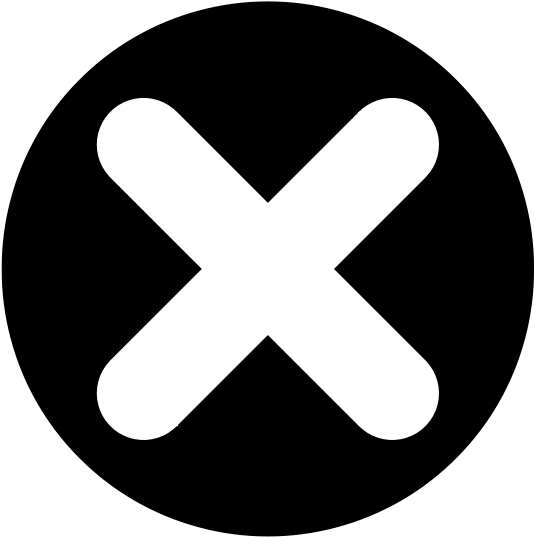 Free Close Button - X Out Button Png (1597x1606)