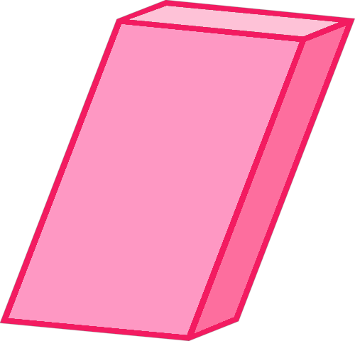 Eraser Thumb - Battle For Dream Island Eraser Body (500x480)