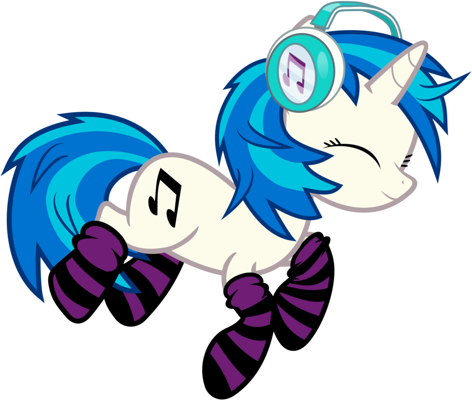 Vinyl Scratch Nap By Uxyd - Phonograph Record (1024x885)