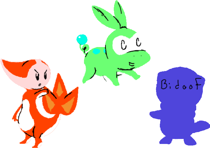 Noir From Sonic Stadium Whipped - Pokemon Black And White Starters (763x555)