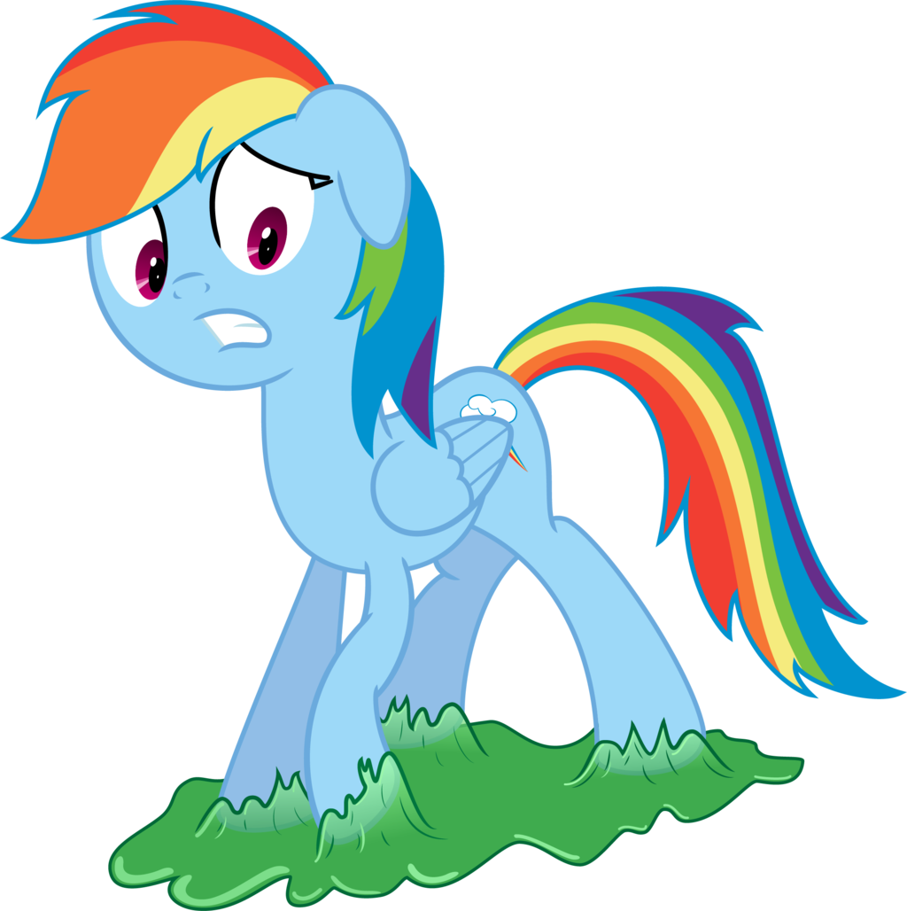 Likw#flux 1 0 An Unfortunate Turn By Drakon3 - Rainbow Dash In Goo (1024x1028)
