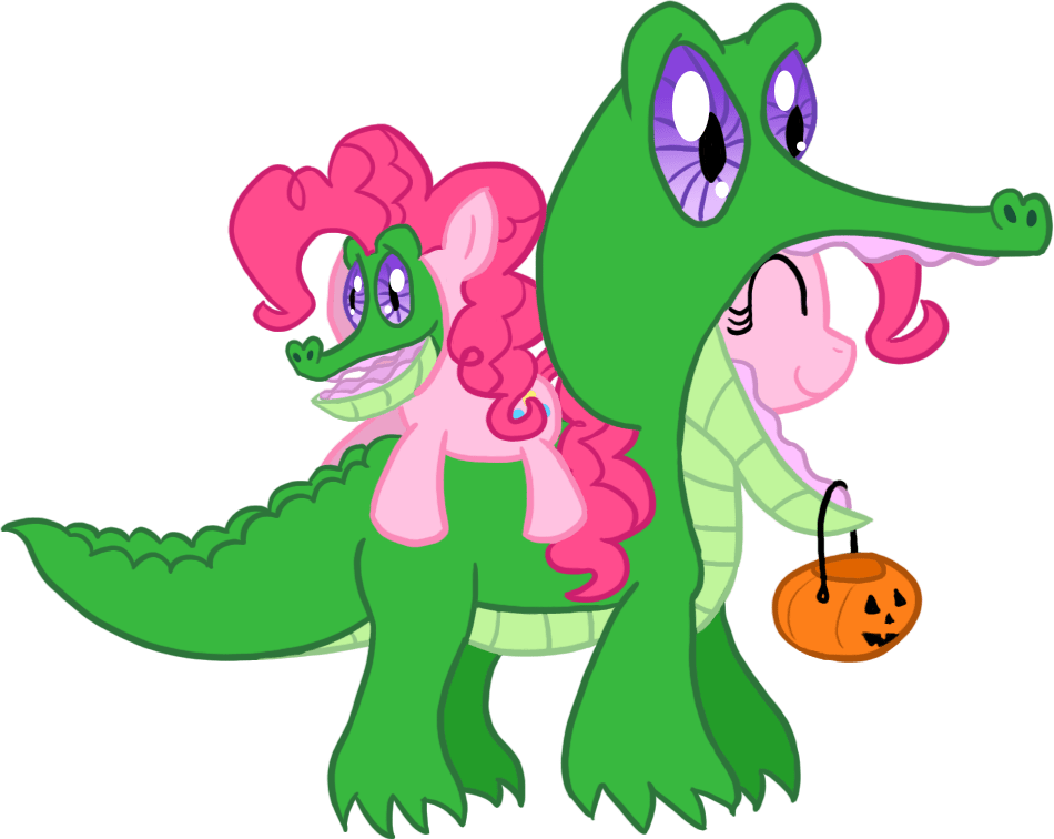 Atlur, Costume, Gummy, Halloween, Pinkie Pie, Safe - Little Pony Friendship Is Magic (950x756)
